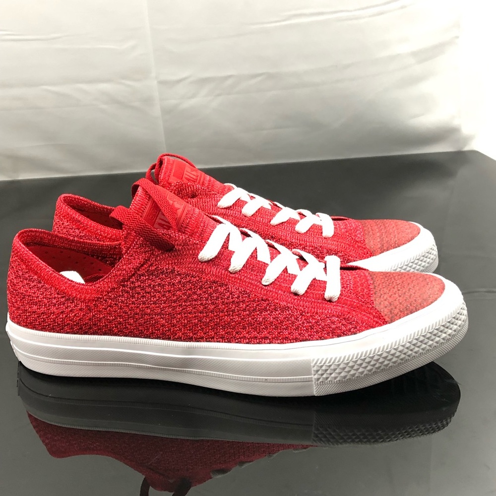 Converse X Nike CTAS Red Low Cut Flyknit SZ 8